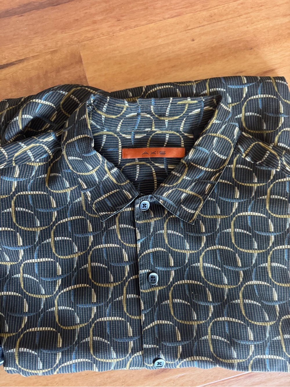 Toscano, Luau, and Axis Men's Silk Blend Shirts Size XL Lot Of 3 - Picture 7 of 7